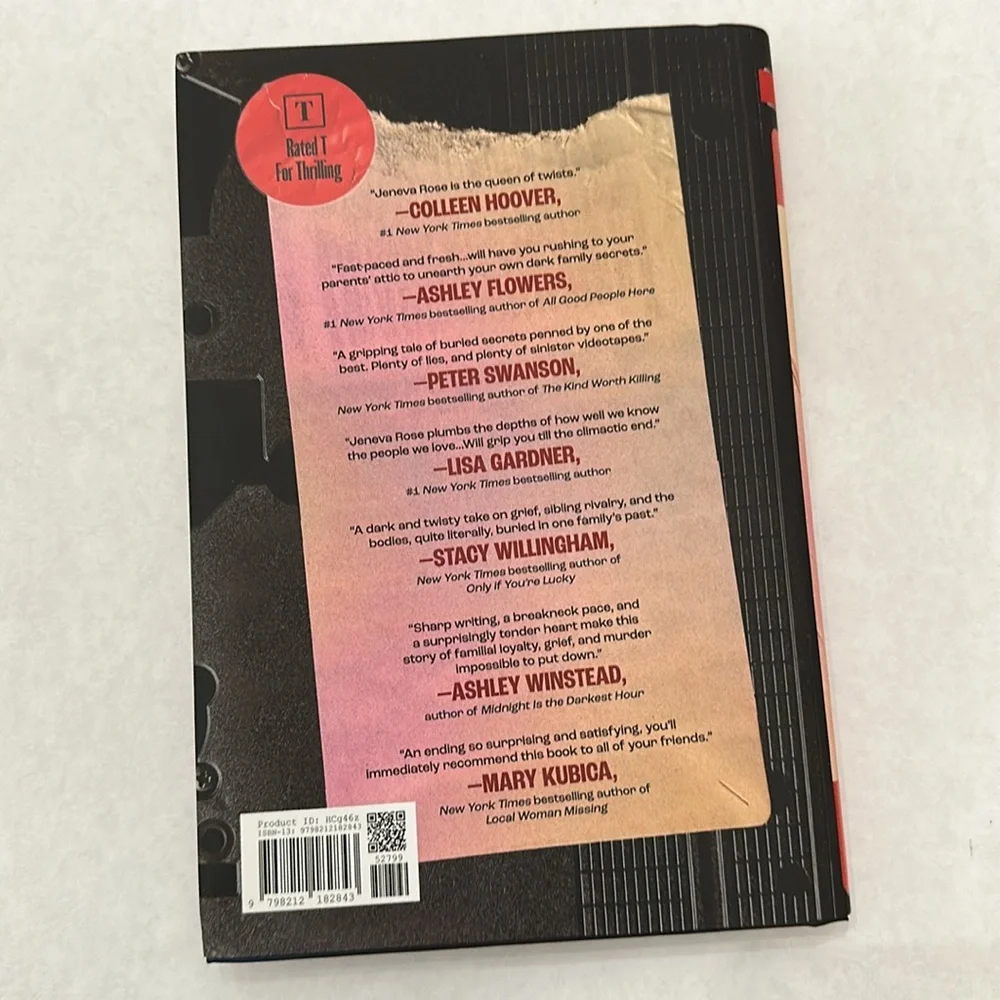 Home Is Where The Bodies Are by Jeneva Rose Hardcover Book